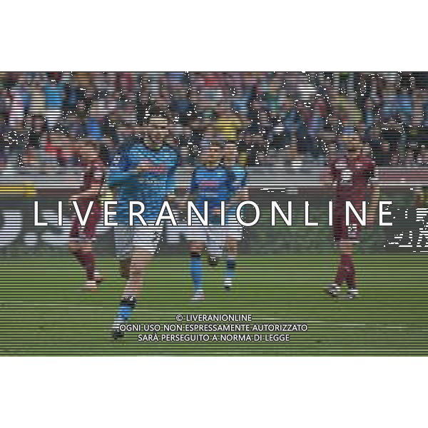 Torino 19.03.2023 Stadio Grande Torino ©Manuela Viganti/Agenzia Aldo Liverani Torino vs Napoli Campionato Calcio Serie A TIM 2022/2023 27a giornata Nella foto: esultanza di khvicha kvaratskhelia dopo il gol ©AGENZIA ALDO LIVERANI SAS