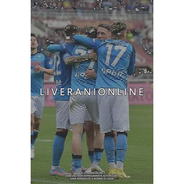 Torino 19.03.2023 Stadio Grande Torino ©Manuela Viganti/Agenzia Aldo Liverani Torino vs Napoli Campionato Calcio Serie A TIM 2022/2023 27a giornata Nella foto: esultanza del napoli dopo il gol di khvicha kvaratskhelia ©AGENZIA ALDO LIVERANI SAS