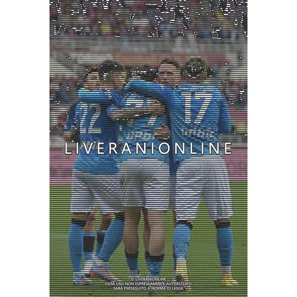 Torino 19.03.2023 Stadio Grande Torino ©Manuela Viganti/Agenzia Aldo Liverani Torino vs Napoli Campionato Calcio Serie A TIM 2022/2023 27a giornata Nella foto: esultanza del napoli dopo il gol di khvicha kvaratskhelia ©AGENZIA ALDO LIVERANI SAS