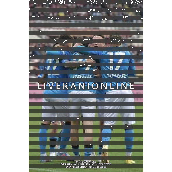 Torino 19.03.2023 Stadio Grande Torino ©Manuela Viganti/Agenzia Aldo Liverani Torino vs Napoli Campionato Calcio Serie A TIM 2022/2023 27a giornata Nella foto: esultanza del napoli dopo il gol di khvicha kvaratskhelia ©AGENZIA ALDO LIVERANI SAS