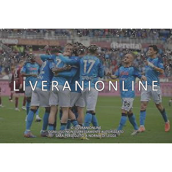 Torino 19.03.2023 Stadio Grande Torino ©Manuela Viganti/Agenzia Aldo Liverani Torino vs Napoli Campionato Calcio Serie A TIM 2022/2023 27a giornata Nella foto: esultanza del napoli dopo il gol di khvicha kvaratskhelia ©AGENZIA ALDO LIVERANI SAS