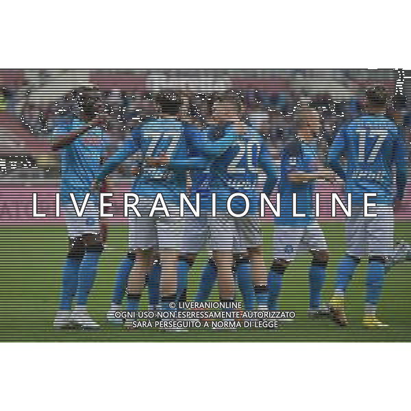 Torino 19.03.2023 Stadio Grande Torino ©Manuela Viganti/Agenzia Aldo Liverani Torino vs Napoli Campionato Calcio Serie A TIM 2022/2023 27a giornata Nella foto: esultanza del napoli dopo il gol di khvicha kvaratskhelia ©AGENZIA ALDO LIVERANI SAS