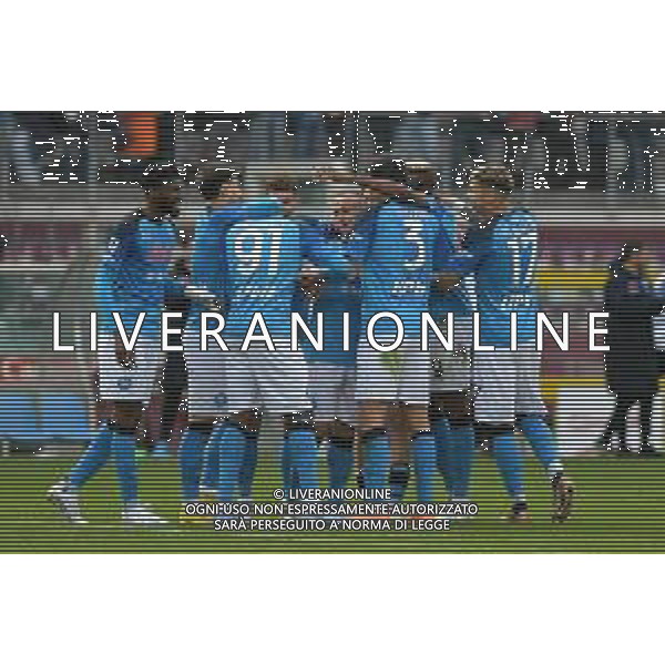 Torino 19.03.2023 Stadio Grande Torino ©Manuela Viganti/Agenzia Aldo Liverani Torino vs Napoli Campionato Calcio Serie A TIM 2022/2023 27a giornata Nella foto: esultanza del napoli dopo il gol di tanguy ndombele ©AGENZIA ALDO LIVERANI SAS