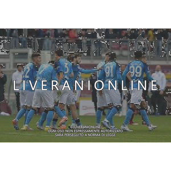 Torino 19.03.2023 Stadio Grande Torino ©Manuela Viganti/Agenzia Aldo Liverani Torino vs Napoli Campionato Calcio Serie A TIM 2022/2023 27a giornata Nella foto: esultanza del napoli dopo il gol di tanguy ndombele ©AGENZIA ALDO LIVERANI SAS