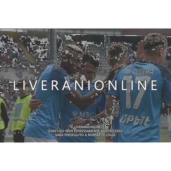 Torino 19.03.2023 Stadio Grande Torino ©Manuela Viganti/Agenzia Aldo Liverani Torino vs Napoli Campionato Calcio Serie A TIM 2022/2023 27a giornata Nella foto: esultanza victor osimhen e hirving lozano dopo il gol ©AGENZIA ALDO LIVERANI SAS