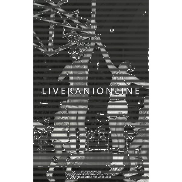 1980-1981 BOLOGNA -CAMPIONATO DI BASKET SERIE A1 SINUDYNE BOLOGNA-SCAVOLINI PESARO NELLA FOTO RENATO VILLALTA AG ALDO LIVERANI SAS