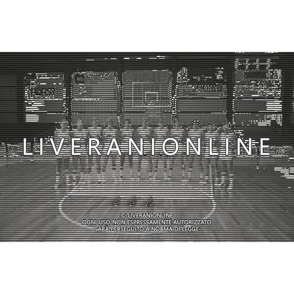 1980-1981 CANTU\' LA FORMAZIONE DELLA SQUIBB BASKET CANTU\' FOTO ENRICO LIVERANI -AG ALDO LIVERANI SAS