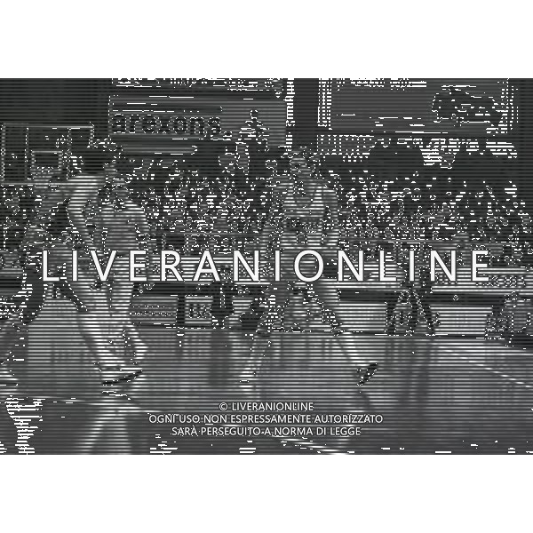1986-1987 CANTU\' CAMPIONATO DI BASKET SERIE A1 AREXONS CANTU\'-BANCO DI ROMA NELLA FOTO PIERLUIGI MARZOORATI AG ALDO LIVERANI SAS