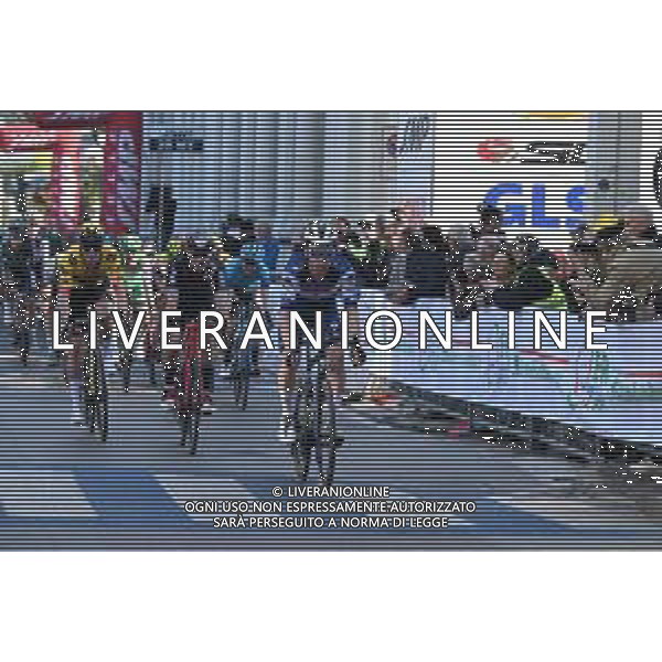 21-03-2023 Settimana Internazionale Coppi E Bartali; Tappa 01 Riccione - Riccione; 2023, Soudal - Quickstep; 2023, Tudor; Schmid, Mauro; Pluimers, Rick; Riccione; ©SIROTTI / AGENZIA ALDO LIVERANI SAS