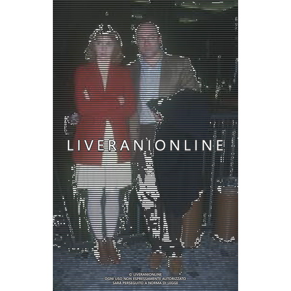 RETROSPETTIVA CARLO VERDONE ATTORE NELLA FOTO CARLO VERDONE A ROMA CON MARGHERITA BUY AG ALDO LIVERANI SAS 