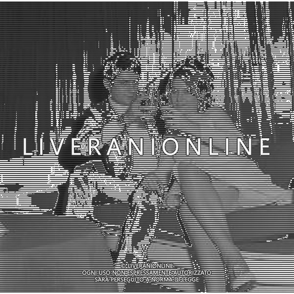RETROSPETTIVA FRANCA GALLIANI CANTANTE NELLA FOTO ALLE ROTONDE DI GARLASCO NEGLI ANNI \'60 ©Archivio Giovanni Liverani / AG ALDO LIVERANI SAS