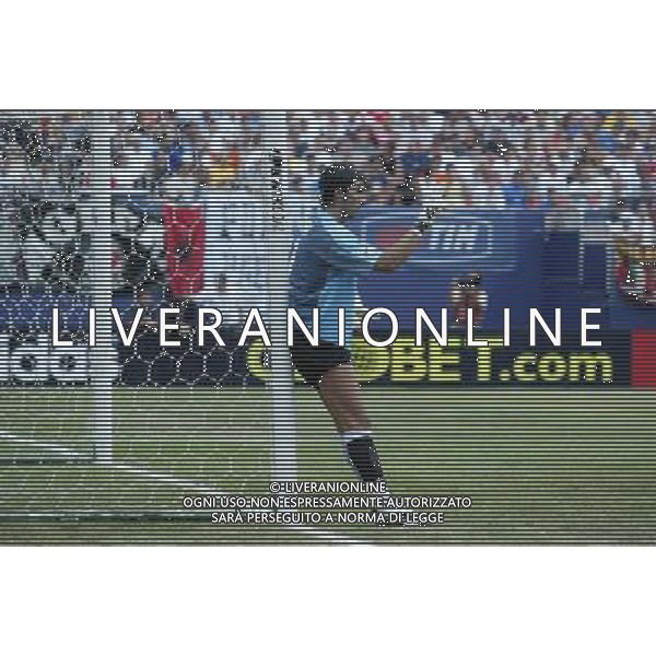 NEW YORK 3/08/2003 SUPERCOPPA ITALIANA NELLA FOTO GIANLUIGI BUFFON FOTO ALDO LIVERANI