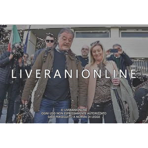 Cosenza, 23 Marzo 2023 Processo Bergamini In foto: Donata Bergamini, sorella del calciatore Denis tragicamente scomparso il 19 Novembre 1989 e l\'avvocato Faibo Anselmo FOTO ANDREA ROSITO-AG ALDO LIVERANI SAS