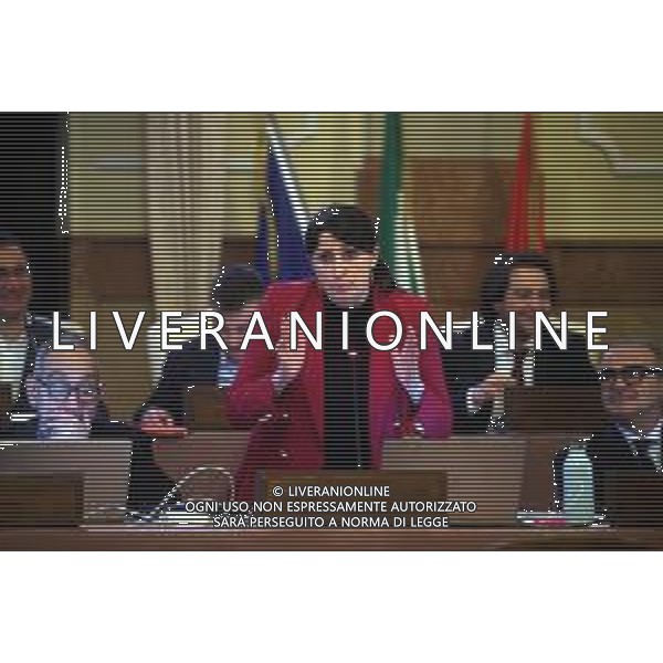 IMOLA 23 03 2023 CONSIGLIO COMUNALE DISCUSSIONE SUL MANIFESTO ATTACCATO IN CITTA\' IN FAVORE PRO VITA NELLA FOTO ASSESSORE ELISA SPADA FOTO GIANNI SANNA-AG ALDO LIVERANI SAS
