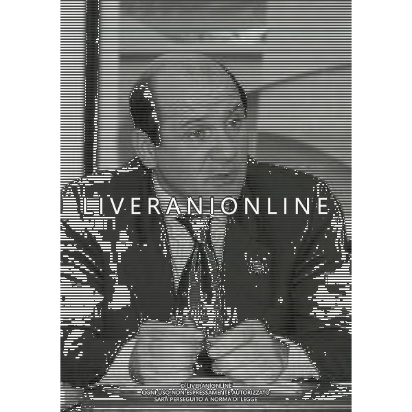 RETROSPETTIVA CESARE VIGANO\' PRESIDENTE PADOVA CALCIO NELLA FOTO CESARE VIGANO\' A MILANO NELL\'ANNO 1996 AG ALDO LIVERANI SAS