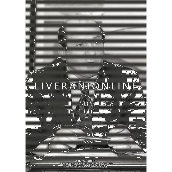 RETROSPETTIVA CESARE VIGANO\' PRESIDENTE PADOVA CALCIO NELLA FOTO CESARE VIGANO\' A MILANO NELL\'ANNO 1996 AG ALDO LIVERANI SAS