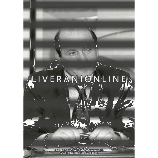 RETROSPETTIVA CESARE VIGANO\' PRESIDENTE PADOVA CALCIO NELLA FOTO CESARE VIGANO\' A MILANO NELL\'ANNO 1996 AG ALDO LIVERANI SAS