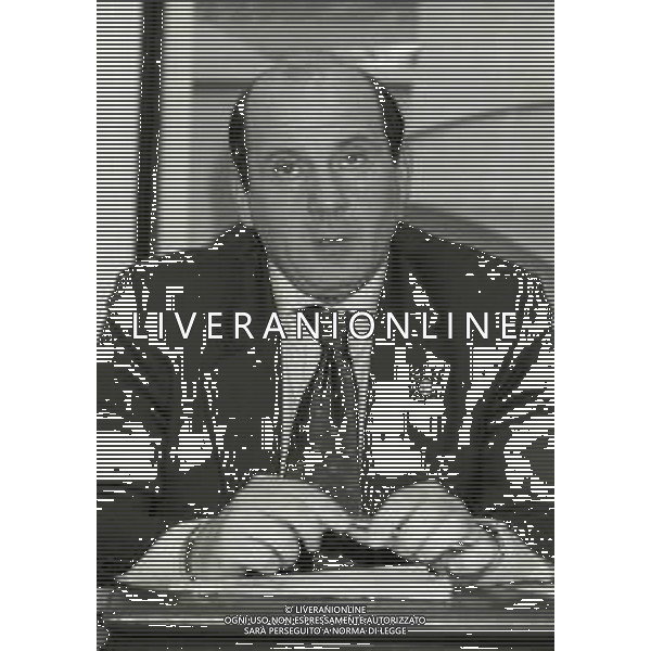 RETROSPETTIVA CESARE VIGANO\' PRESIDENTE PADOVA CALCIO NELLA FOTO CESARE VIGANO\' A MILANO NELL\'ANNO 1996 AG ALDO LIVERANI SAS