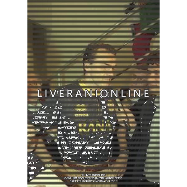 RETROSPETTIVA ALBERTO MAZZI PRESIDENTE VERONA CALCIO NELLA FOTO ALBERTO MAZZI ALLO STADIO BENTEGODI DI VERONA NELL\'ANNO 1995-1996 AG ALDO LIVERANI SAS