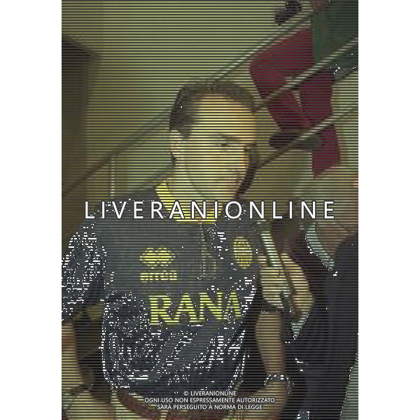 RETROSPETTIVA ALBERTO MAZZI PRESIDENTE VERONA CALCIO NELLA FOTO ALBERTO MAZZI ALLO STADIO BENTEGODI DI VERONA NELL\'ANNO 1995-1996 AG ALDO LIVERANI SAS