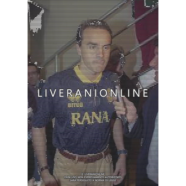 RETROSPETTIVA ALBERTO MAZZI PRESIDENTE VERONA CALCIO NELLA FOTO ALBERTO MAZZI ALLO STADIO BENTEGODI DI VERONA NELL\'ANNO 1995-1996 AG ALDO LIVERANI SAS