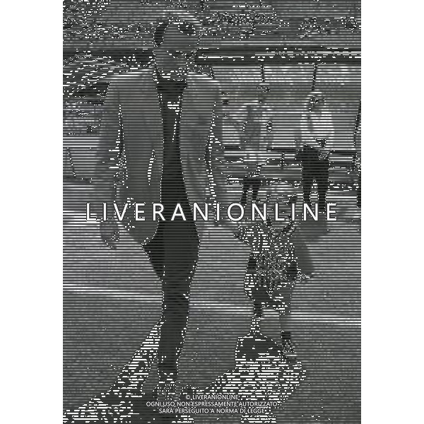 RETROSPETTIVA ALBERTO MAZZI PRESIDENTE VERONA CALCIO NELLA FOTO ALBERTO MAZZI ALLO STADIO BENTEGODI DI VERONA NELL\'ANNO 1996 CON IL FIGLIO AG ALDO LIVERANI SAS
