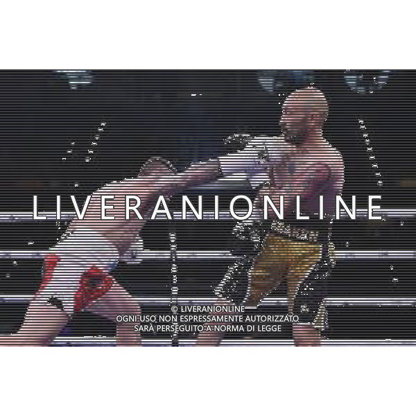 TVRG Maxim Prodan (ITA/UKR) SX e Mirko Marchetti (ITA) DX incontro Maxim Prodan (ITA/UKR) vs Mirko Marchetti (ITA) categoria Pesi Welter Milano Boxing Night Milano 24-03-2023 Allianz Cloud - PalaLido foto Roberto Garavaglia/ag. Aldo Liverani sas / AGENZIA ALDO LIVERANI SAS