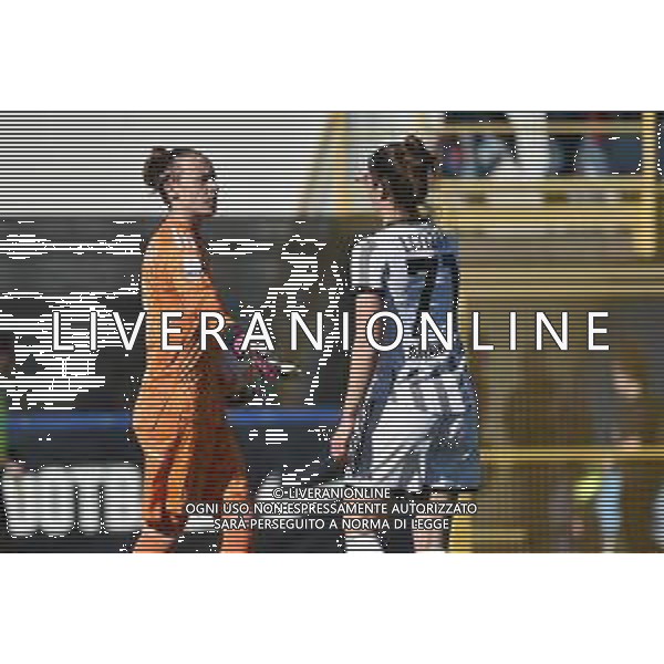 TVRG Pauline Peyraud-Magnin (Juventus) e Martina Lenzini (Juventus) Inter vs Juventus Sesto San Giovanni (MI) 25-03-2023 Stadio Ernesto Breda Serie A femminile TIMVISION 2a giornata Poule Scudetto foto Roberto Garavaglia/ag. Aldo Liverani sas