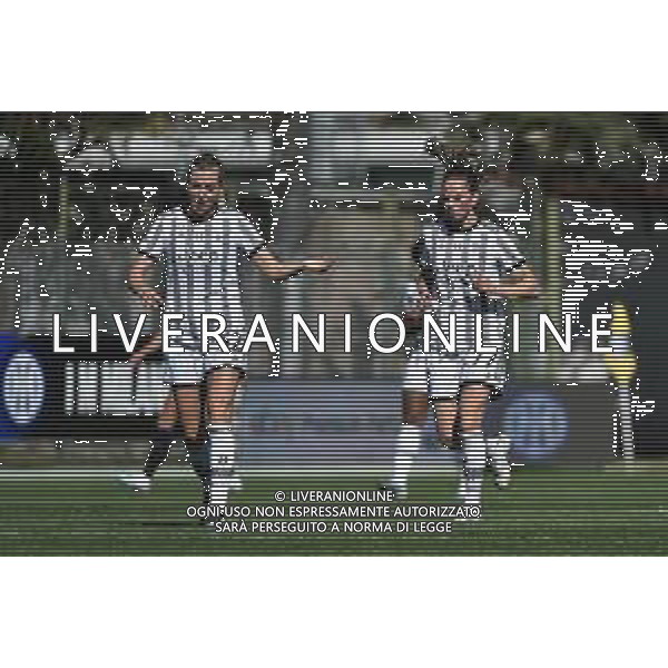 TVRG Linda Birgitta Sembrant (Juventus) SX e Sara Bjork Gunnarsdottir (Juventus) DX esultanza dopo il gol dell\'1 a 0 Inter vs Juventus Sesto San Giovanni (MI) 25-03-2023 Stadio Ernesto Breda Serie A femminile TIMVISION 2a giornata Poule Scudetto foto Roberto Garavaglia/ag. Aldo Liverani sas