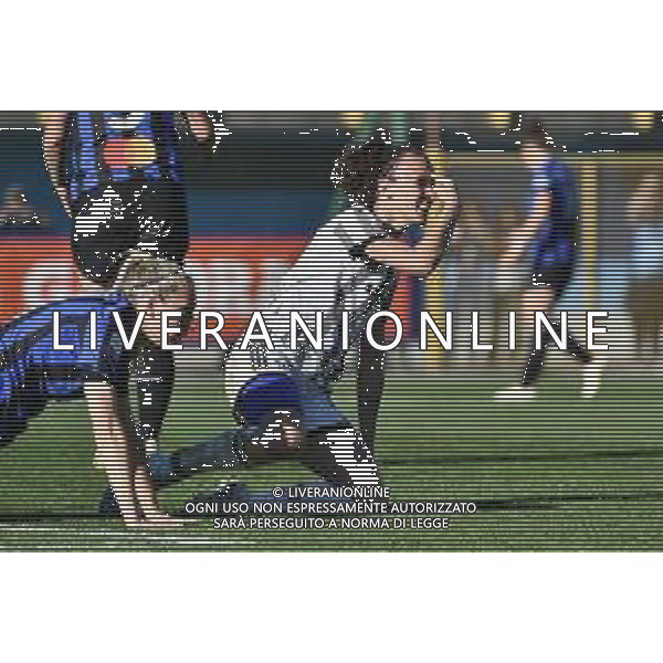 TVRG Barbara Bonansea (Juventus) esultanza dopo il gol del 3 a 1 Inter vs Juventus Sesto San Giovanni (MI) 25-03-2023 Stadio Ernesto Breda Serie A femminile TIMVISION 2a giornata Poule Scudetto foto Roberto Garavaglia/ag. Aldo Liverani sas / AGENZIA ALDO LIVERANI SAS