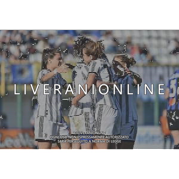 TVRG esultanza Juventus dopo il gol del 3 a 1 Inter vs Juventus Sesto San Giovanni (MI) 25-03-2023 Stadio Ernesto Breda Serie A femminile TIMVISION 2a giornata Poule Scudetto foto Roberto Garavaglia/ag. Aldo Liverani sas / AGENZIA ALDO LIVERANI SAS