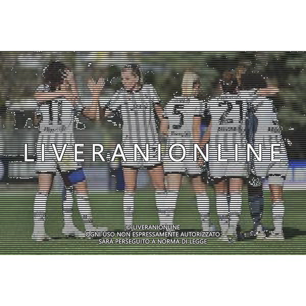 TVRG esultanza Juventus dopo il gol del 3 a 1 Inter vs Juventus Sesto San Giovanni (MI) 25-03-2023 Stadio Ernesto Breda Serie A femminile TIMVISION 2a giornata Poule Scudetto foto Roberto Garavaglia/ag. Aldo Liverani sas / AGENZIA ALDO LIVERANI SAS