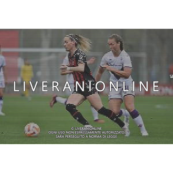 TVRG Kosovare Asllani (Milan) e Alexandra Johannsdottir (Fiorentina) Milan vs Fiorentina Milano 26-03-2023 Puma House of Football Centro Sportivo Peppino Vismara Serie A femminile TIMVISION 2a giornata Poule Scudetto foto Roberto Garavaglia/ag. Aldo Liverani sas / AGENZIA ALDO LIVERANI SAS