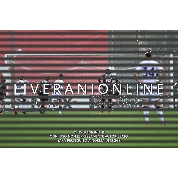 TVRG Veronica Boquete (Fiorentina) segna il gol dell\'1 a 2 Milan vs Fiorentina Milano 26-03-2023 Puma House of Football Centro Sportivo Peppino Vismara Serie A femminile TIMVISION 2a giornata Poule Scudetto foto Roberto Garavaglia/ag. Aldo Liverani sas / AGENZIA ALDO LIVERANI SAS