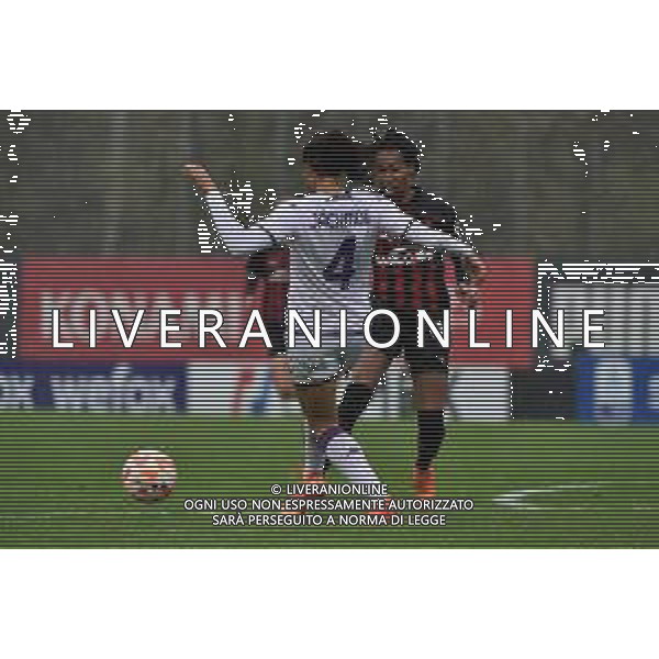 TVRG Jazmin Jackmon (Fiorentina) fallo da rigore su Lindsey Thomas (Milan) Milan vs Fiorentina Milano 26-03-2023 Puma House of Football Centro Sportivo Peppino Vismara Serie A femminile TIMVISION 2a giornata Poule Scudetto foto Roberto Garavaglia/ag. Aldo Liverani sas / AGENZIA ALDO LIVERANI SAS