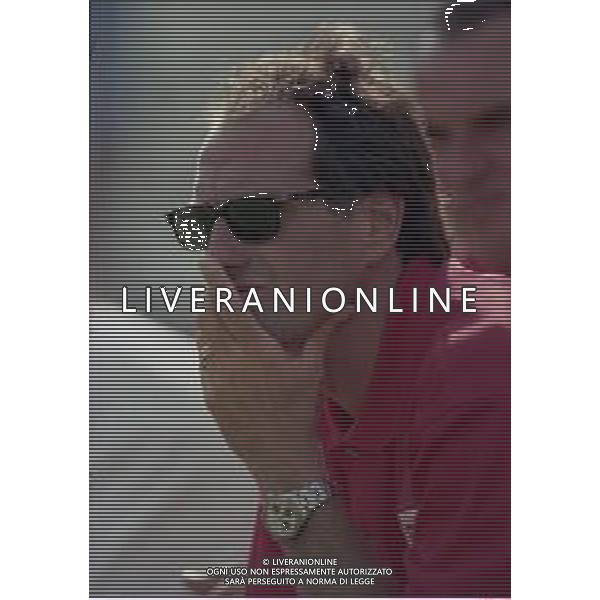 31-07-1997 EDOLO PARTITA AMICHEVOLE PRE CAMPIONATO DEL VICENZA CALCIO NELLA FOTO FRANCESCO GUIDOLIN ALLENATORE VICENZA CALCIO AG ALDO LIVERANI SAS