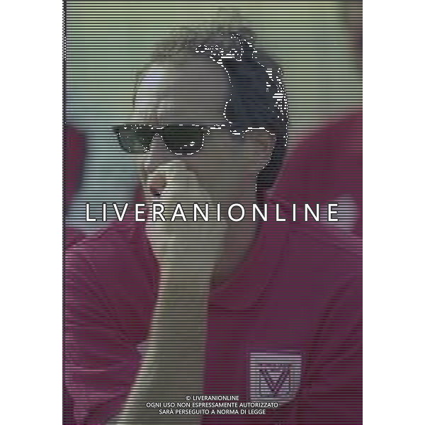 31-07-1997 EDOLO PARTITA AMICHEVOLE PRE CAMPIONATO DEL VICENZA CALCIO NELLA FOTO FRANCESCO GUIDOLIN ALLENATORE VICENZA CALCIO AG ALDO LIVERANI SAS
