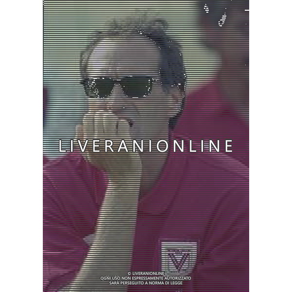 31-07-1997 EDOLO PARTITA AMICHEVOLE PRE CAMPIONATO DEL VICENZA CALCIO NELLA FOTO FRANCESCO GUIDOLIN ALLENATORE VICENZA CALCIO AG ALDO LIVERANI SAS