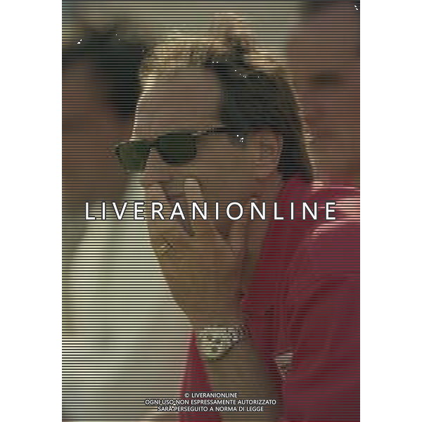 31-07-1997 EDOLO PARTITA AMICHEVOLE PRE CAMPIONATO DEL VICENZA CALCIO NELLA FOTO FRANCESCO GUIDOLIN ALLENATORE VICENZA CALCIO AG ALDO LIVERANI SAS