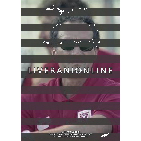 31-07-1997 EDOLO PARTITA AMICHEVOLE PRE CAMPIONATO DEL VICENZA CALCIO NELLA FOTO FRANCESCO GUIDOLIN ALLENATORE VICENZA CALCIO AG ALDO LIVERANI SAS