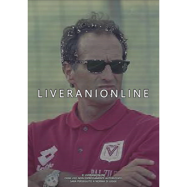 31-07-1997 EDOLO PARTITA AMICHEVOLE PRE CAMPIONATO DEL VICENZA CALCIO NELLA FOTO FRANCESCO GUIDOLIN ALLENATORE VICENZA CALCIO AG ALDO LIVERANI SAS