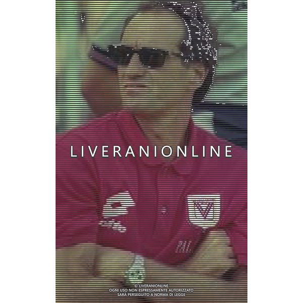 31-07-1997 EDOLO PARTITA AMICHEVOLE PRE CAMPIONATO DEL VICENZA CALCIO NELLA FOTO FRANCESCO GUIDOLIN ALLENATORE VICENZA CALCIO AG ALDO LIVERANI SAS