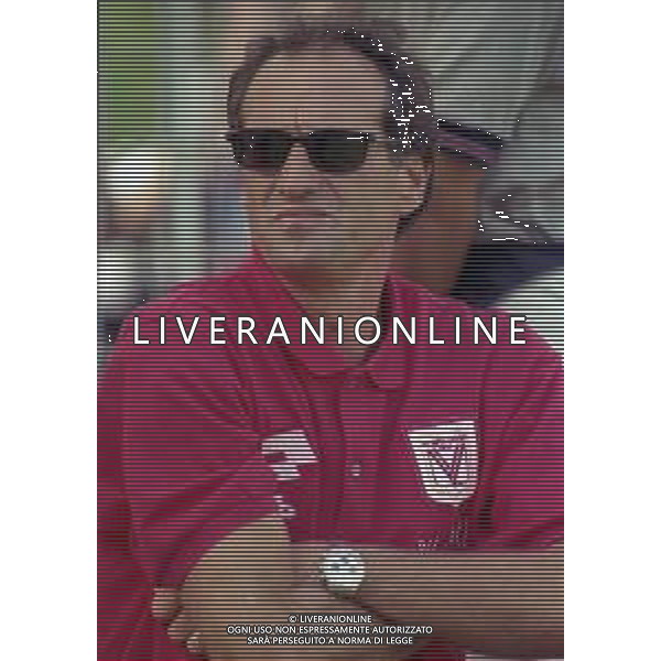 31-07-1997 EDOLO PARTITA AMICHEVOLE PRE CAMPIONATO DEL VICENZA CALCIO NELLA FOTO FRANCESCO GUIDOLIN ALLENATORE VICENZA CALCIO AG ALDO LIVERANI SAS