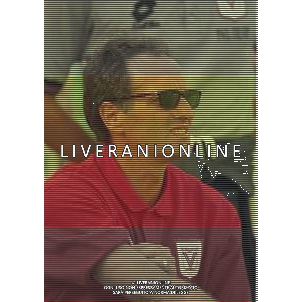 31-07-1997 EDOLO PARTITA AMICHEVOLE PRE CAMPIONATO DEL VICENZA CALCIO NELLA FOTO FRANCESCO GUIDOLIN ALLENATORE VICENZA CALCIO AG ALDO LIVERANI SAS
