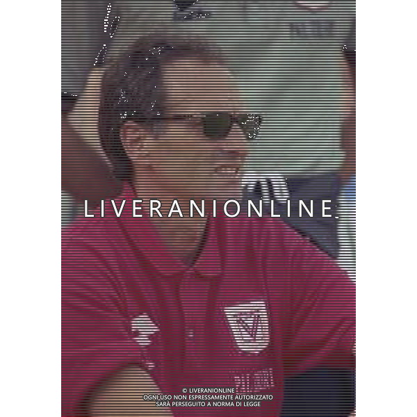 31-07-1997 EDOLO PARTITA AMICHEVOLE PRE CAMPIONATO DEL VICENZA CALCIO NELLA FOTO FRANCESCO GUIDOLIN ALLENATORE VICENZA CALCIO AG ALDO LIVERANI SAS