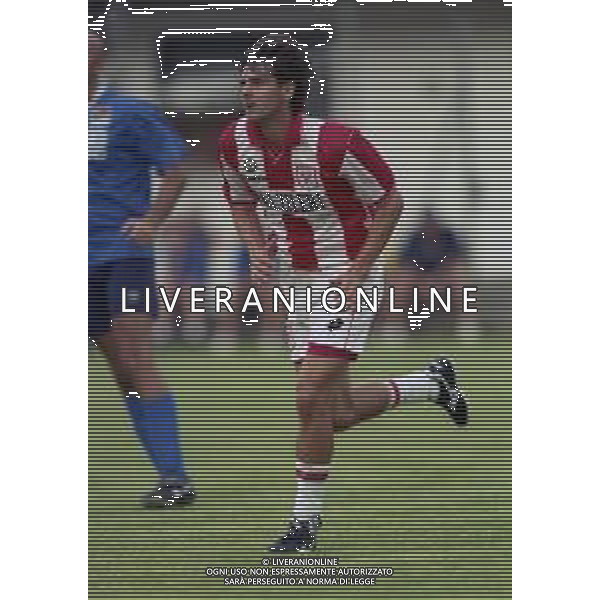 31-07-1997 EDOLO PARTITA AMICHEVOLE PRE CAMPIONATO DEL VICENZA CALCIO NELLA FOTO MASSIMO BEGHETTO AG ALDO LIVERANI SAS