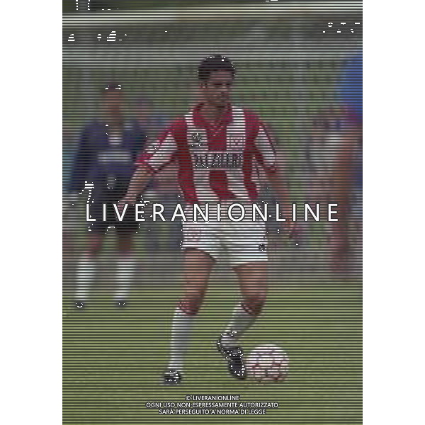 31-07-1997 EDOLO PARTITA AMICHEVOLE PRE CAMPIONATO DEL VICENZA CALCIO NELLA FOTO GIACOMO DICARA AG ALDO LIVERANI SAS