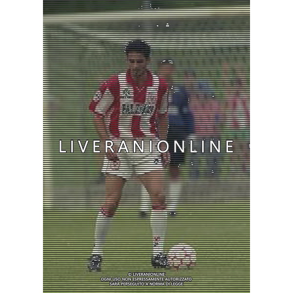 31-07-1997 EDOLO PARTITA AMICHEVOLE PRE CAMPIONATO DEL VICENZA CALCIO NELLA FOTO GIACOMO DICARA AG ALDO LIVERANI SAS