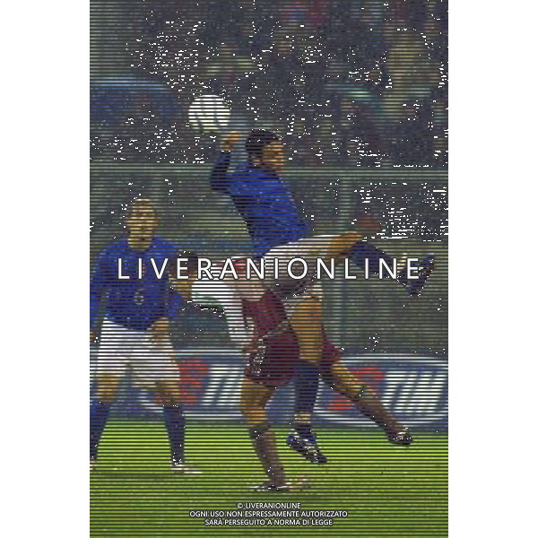 ITALIA - UNGHERIA UNDER 21 FERMO 15/11/2005 NELLA FOTO: VADOCZ E PAZZINI GIAMPAOLO PH BELLINI/AGENZIA ALDO LIVERANI