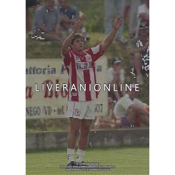 31-07-1997 EDOLO PARTITA AMICHEVOLE PRE CAMPIONATO DEL VICENZA CALCIO NELLA FOTO MARCELO OTERO AG ALDO LIVERANI SAS
